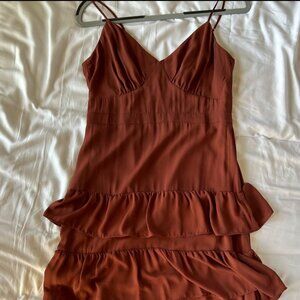 J. Crew Spaghetti Strap Ruffled Maxi Dress Size 6
